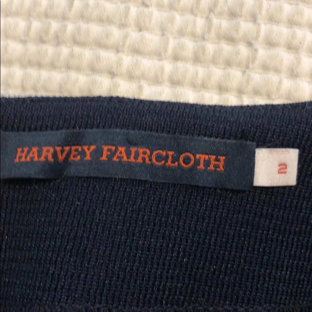 HarveyFaircloth grey knit pencil skirt -2 - Picture 2 of 4